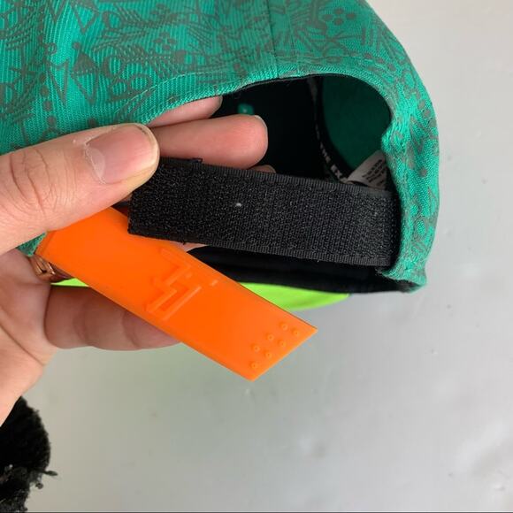 Nike True Kevin Durant KD Snapback Flat bill Hat Cap Green Orange OSFM - Picture 10 of 11